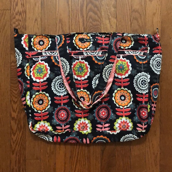 Ju-Ju-Be Handbags - Ju Ju Be SUPER BE dancing dahlias diaper bag
